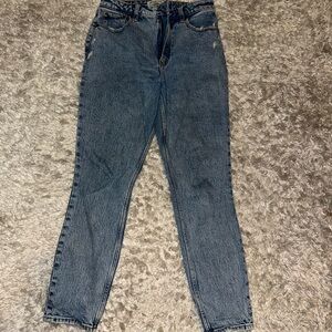 Abercrombie & Fitch Women's Straight Leg Blue Jeans